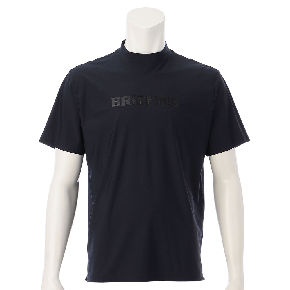 【美品】BRIEFING 半袖モックネック L ブリーフィング（BRIEFING）（メンズ）ゴルフウェア モック