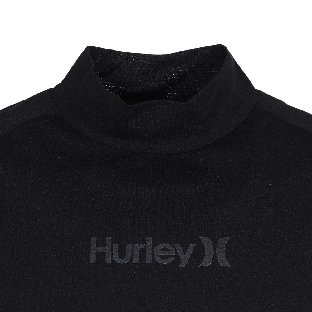 ハーレー（HURLEY）（メンズ）ゴルフウェア 吸汗速乾 ファントム アイコン ブロックパーティー 半袖 モックネック MGPS251108-BLK