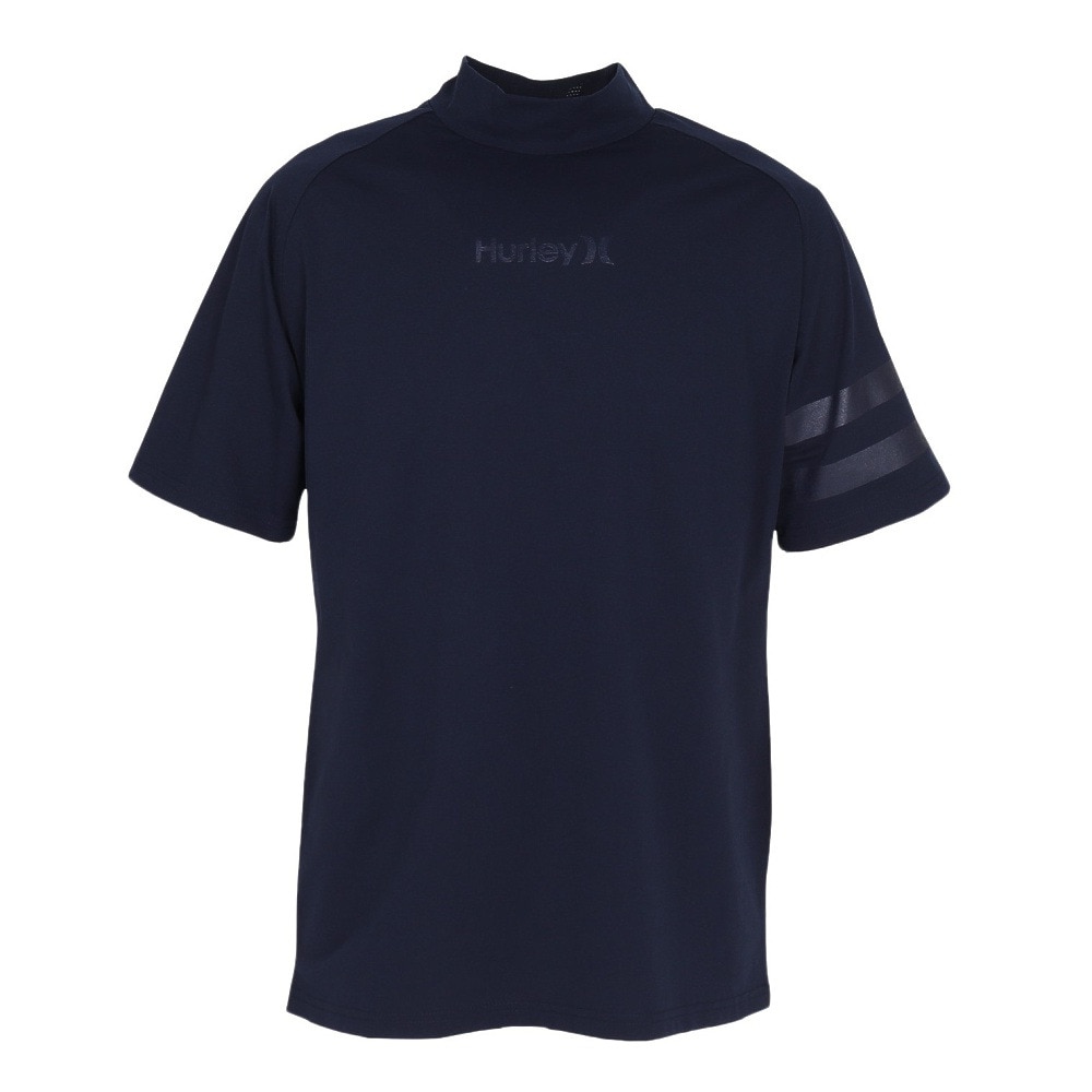 ハーレー（HURLEY）（メンズ）ゴルフウェア 吸汗速乾 ファントム アイコン ブロックパーティー 半袖 モックネック MGPS251108-OBS