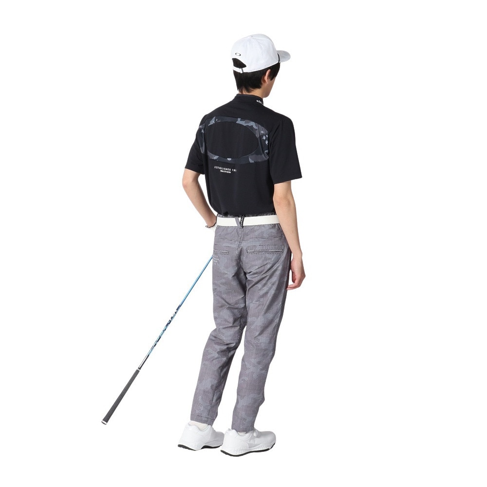 オークリー（OAKLEY）（メンズ）ゴルフウェア 吸汗速乾 接触冷感 STALWART モックネック半袖シャツ FOA407845-02E