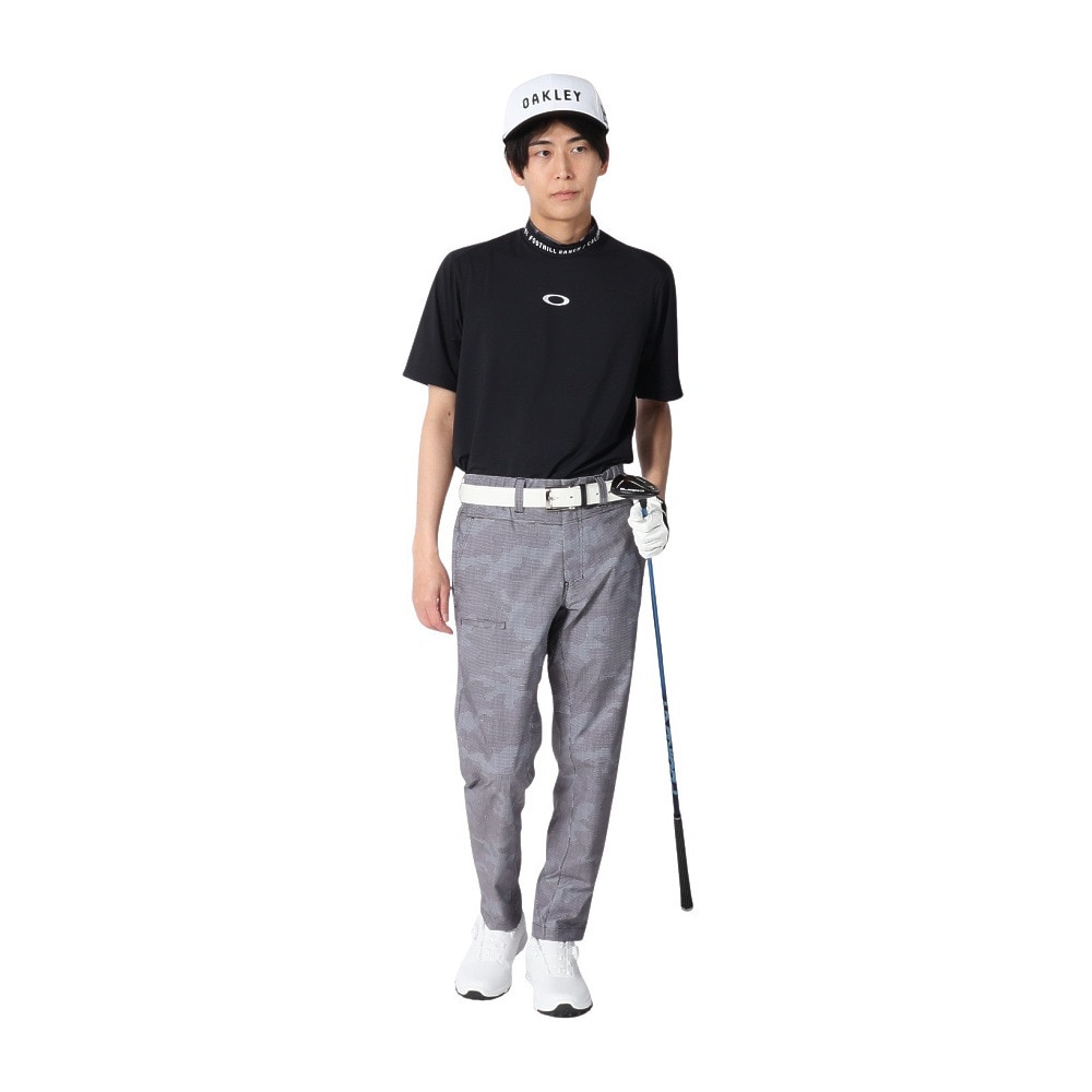 オークリー（OAKLEY）（メンズ）ゴルフウェア 吸汗速乾 接触冷感 STALWART モックネック半袖シャツ FOA407845-02E