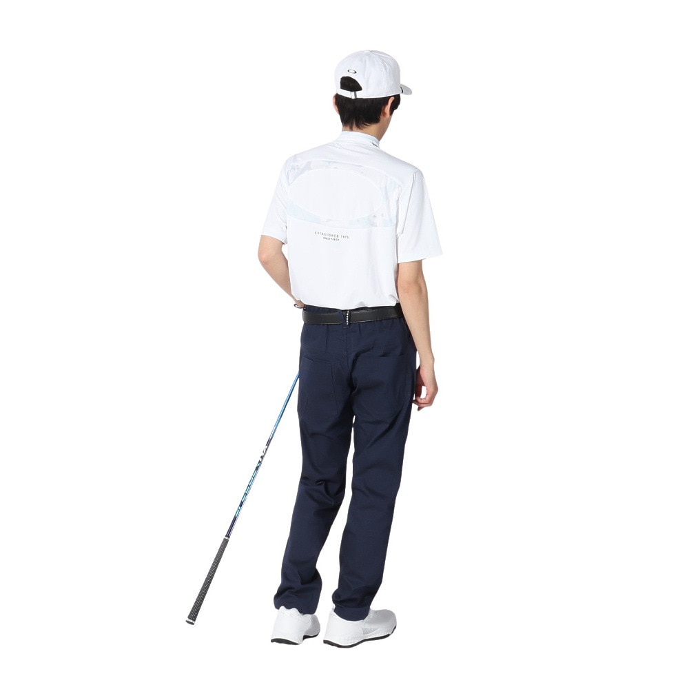 オークリー（OAKLEY）（メンズ）ゴルフウェア 吸汗速乾 接触冷感 STALWART モックネック半袖シャツ FOA407845-100