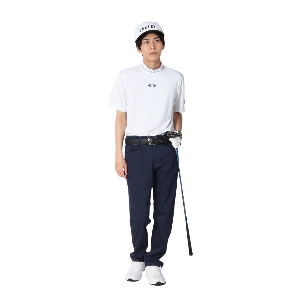 オークリー（OAKLEY）（メンズ）ゴルフウェア 吸汗速乾 接触冷感 STALWART モックネック半袖シャツ FOA407845-100