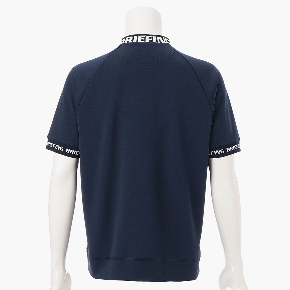 ブリーフィング（BRIEFING）（メンズ）モックネック ゴルフ 半袖 NECK LOGO ハイネックシャツ BRG251M60-076