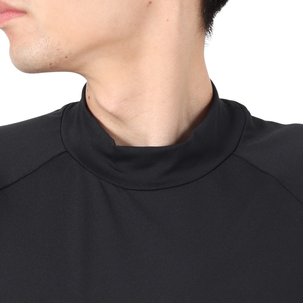 マンシングウエア（MUNSING WEAR）（メンズ）ゴルフウェア ペンギン バイ マンシングウェア モックネックグラフィックシャツ MU5SHS13M BK00