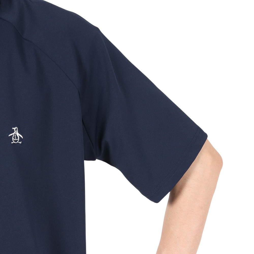 マンシングウエア（MUNSING WEAR）（メンズ）ゴルフウェア ペンギン バイ マンシングウェア モックネックグラフィックシャツ MU5SHS13M NV00