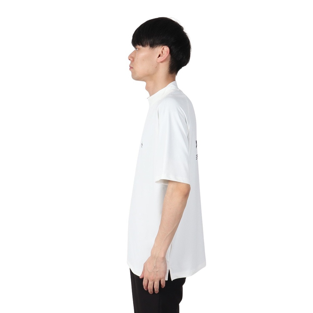 マンシングウエア（MUNSING WEAR）（メンズ）ゴルフウェア ペンギン バイ マンシングウェア モックネックグラフィックシャツ MU5SHS13M WH00