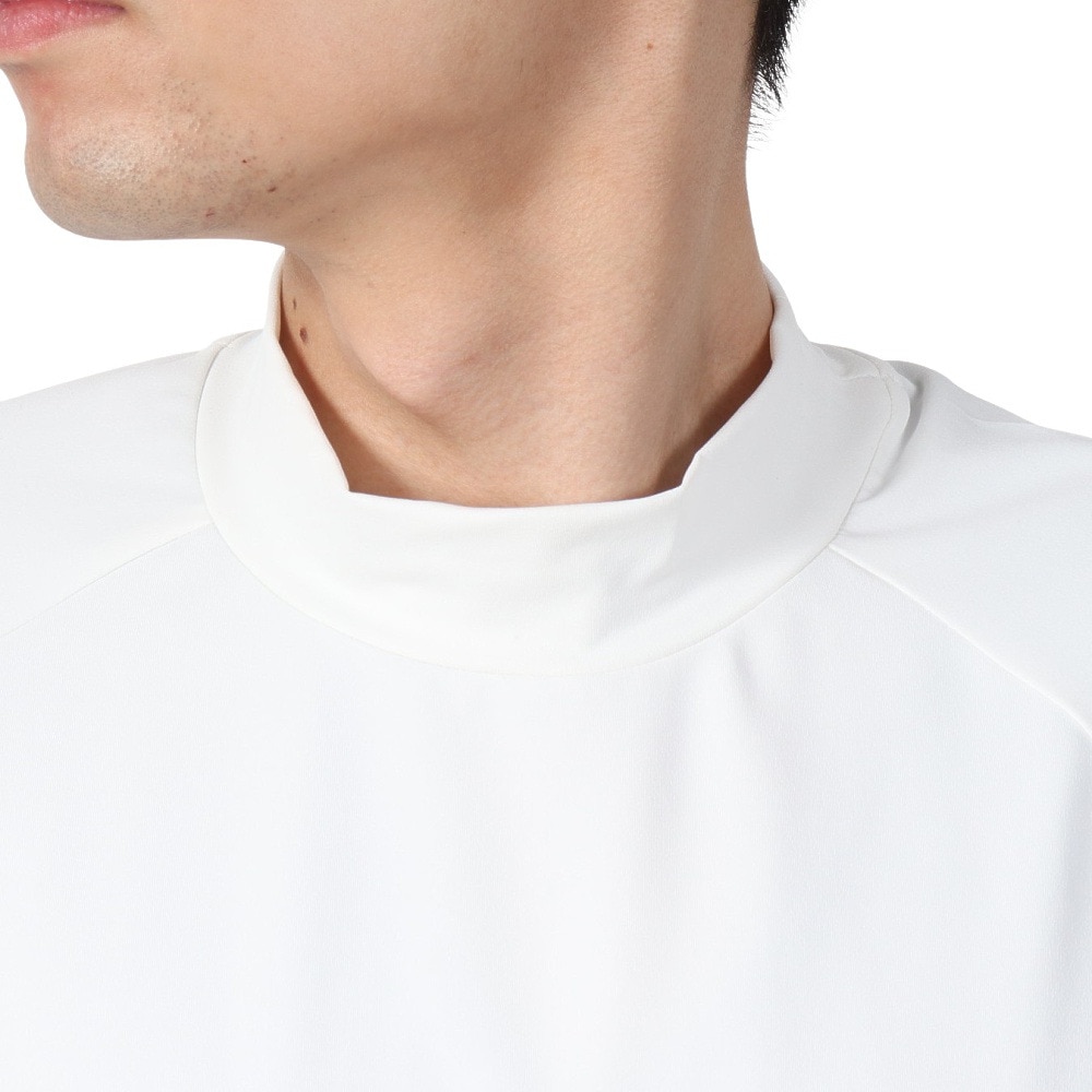 マンシングウエア（MUNSING WEAR）（メンズ）ゴルフウェア ペンギン バイ マンシングウェア モックネックグラフィックシャツ MU5SHS13M WH00