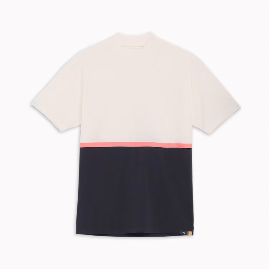プーマ（PUMA）（メンズ）ゴルフウェア FOG パネル カラー リラックス 半袖 モックネックシャツ 633297-03