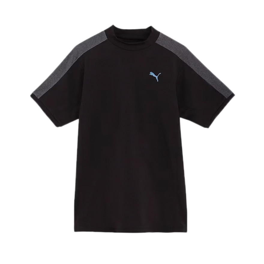 プーマ（PUMA）（メンズ）ゴルフウェア 吸汗速乾 PF テック ライン 3D モックネック 半袖シャツ 633308-01