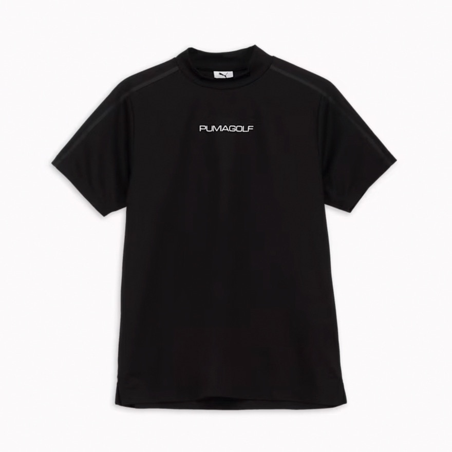 プーマ（PUMA）（メンズ）ゴルフウェア SB ライン スリーブ 半袖 モックネックシャツ 633322-01