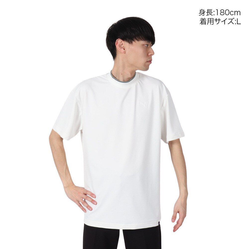 PUMA セール プーマゴルフ メンズ 半袖モックネックシャツ