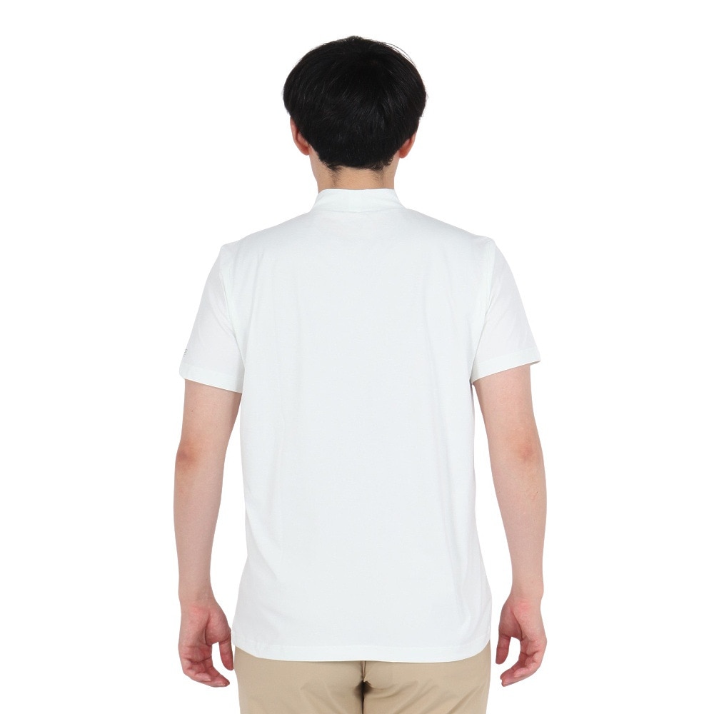 パフォーマンスギア（PG）（メンズ）ゴルフ 半袖 ヘザーモックネックシャツ PG5TTG05 WHT