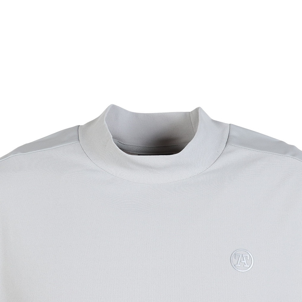 トミーアーマー（Tommy Armour）（メンズ）モックネック ゴルフ 半袖 メンズ 防虫プリント TAJMV25S030011 GRY