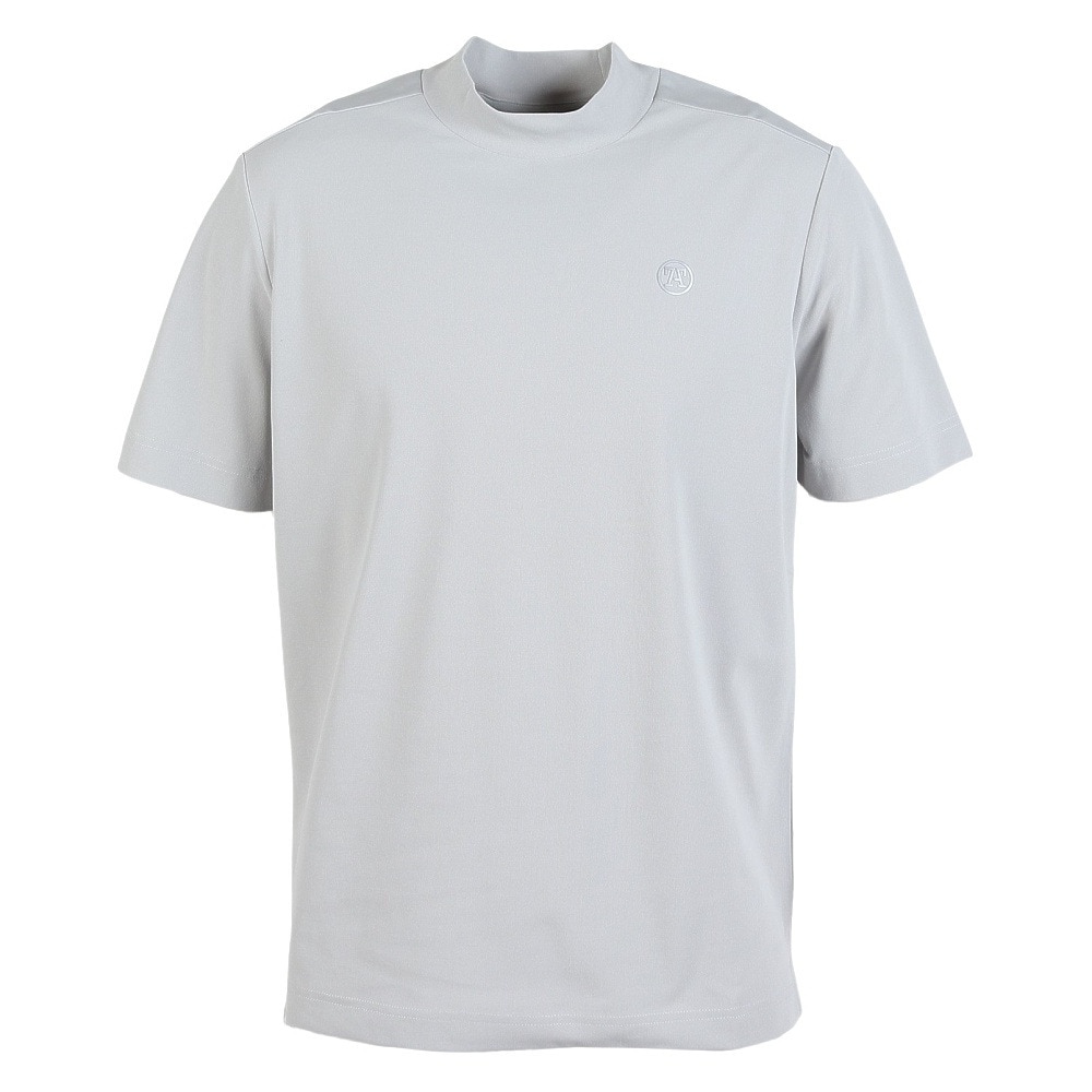 トミーアーマー（Tommy Armour）（メンズ）モックネック ゴルフ 半袖 メンズ 防虫プリント TAJMV25S030011 GRY