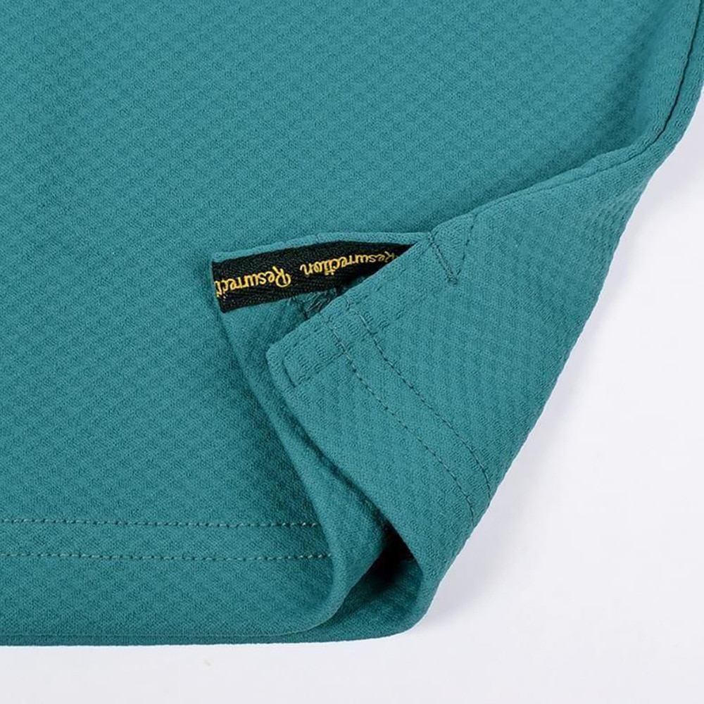 レザレクション（Resurrection）（メンズ）モックネック ゴルフ 半袖 スーパーベーシックモックネック RELAX FIT BE12IN15-M