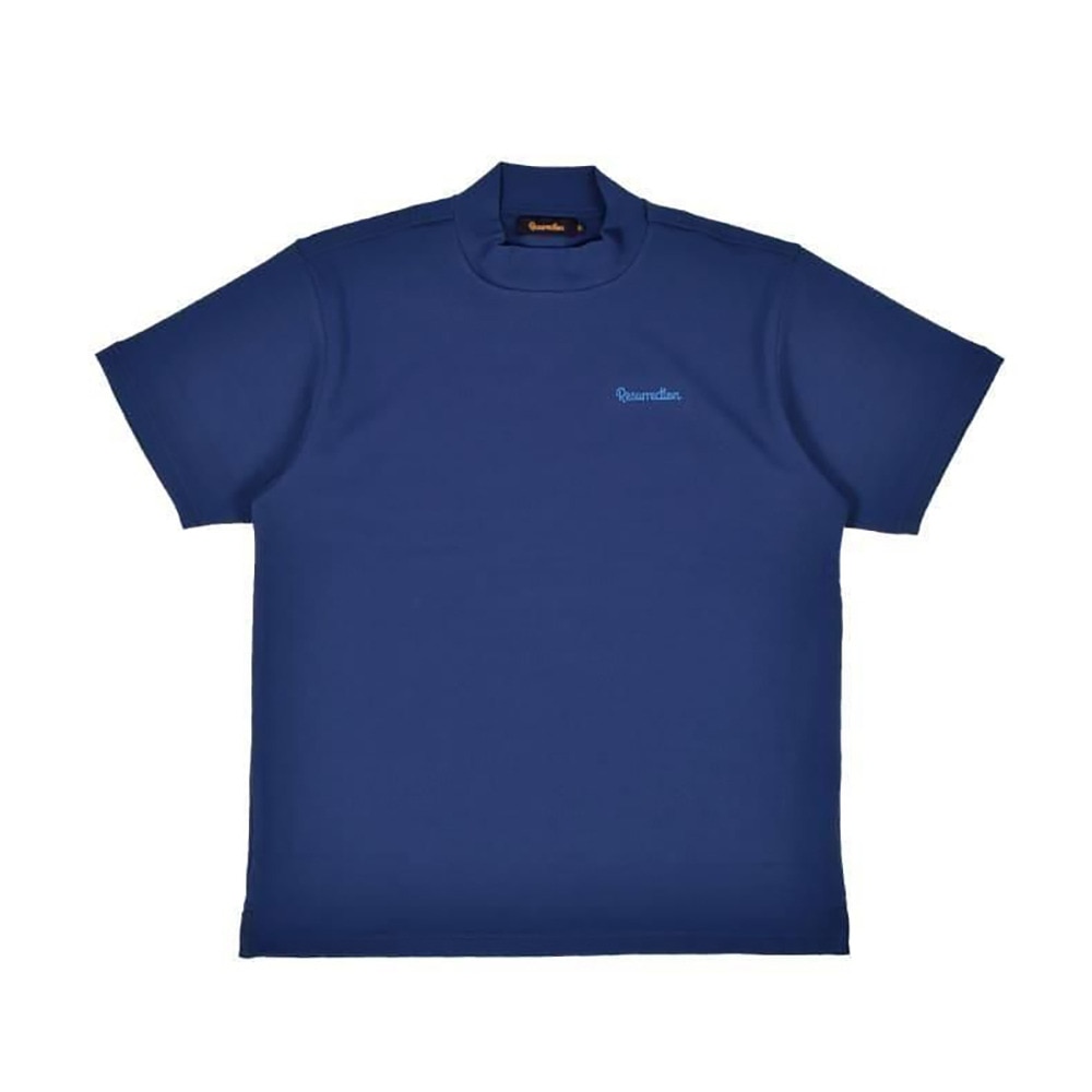 レザレクション（Resurrection）（メンズ）モックネック ゴルフ 半袖 スーパーベーシックモックネック RELAX FIT BE12IN15-M