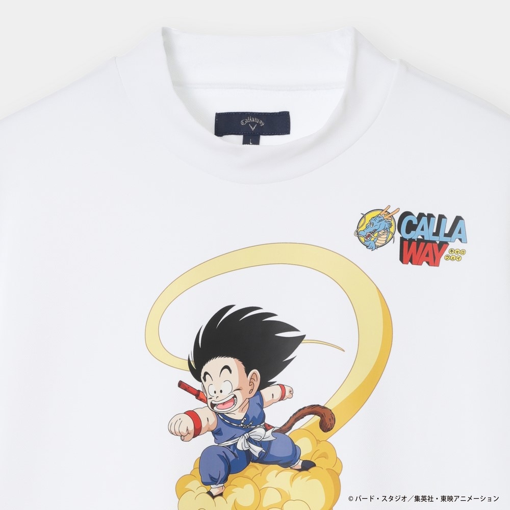 キャロウェイ（CALLAWAY）（メンズ）ゴルフウェア ドラゴンボール 孫悟空プリント 半袖 モックネック C25234152-1030