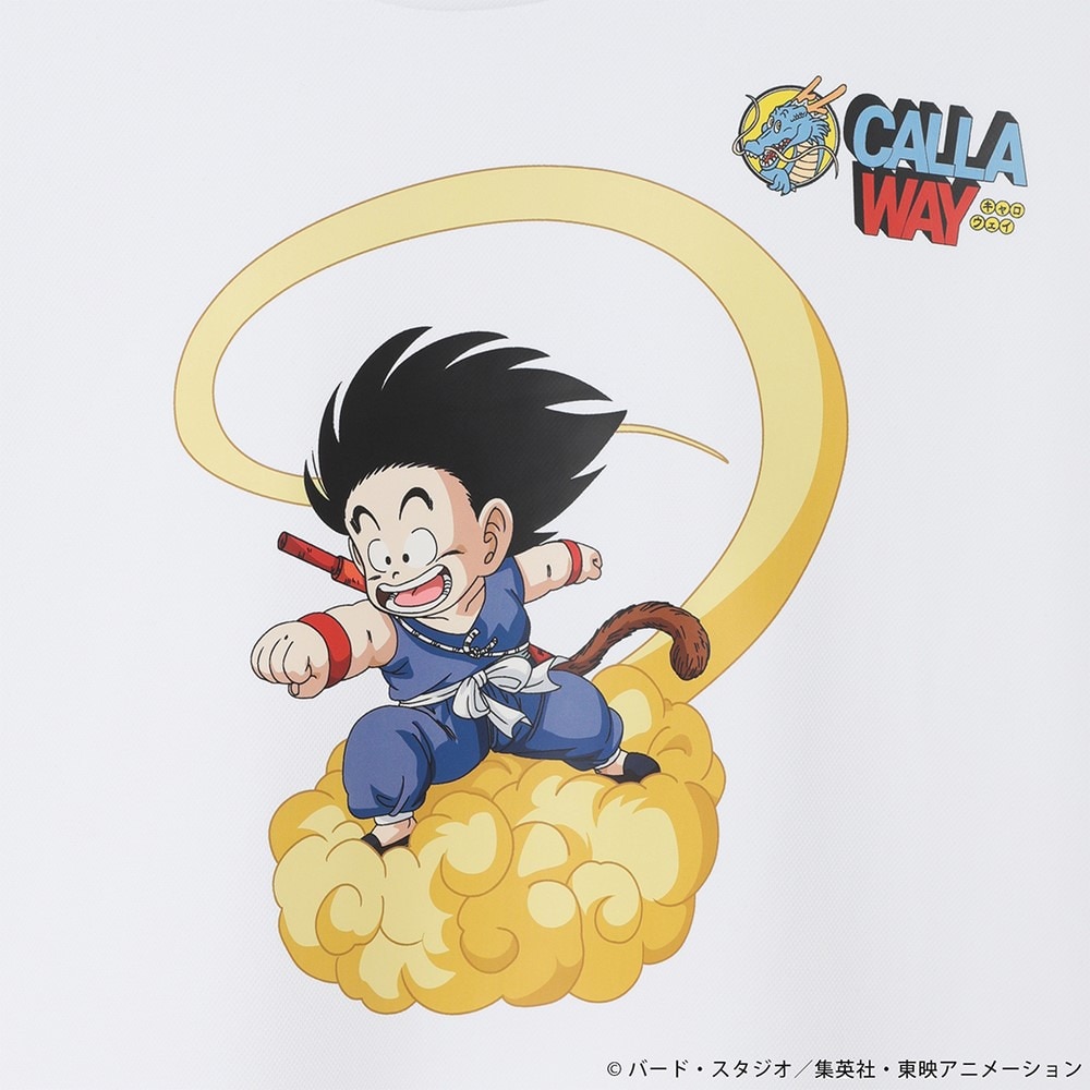 キャロウェイ（CALLAWAY）（メンズ）ゴルフウェア ドラゴンボール 孫悟空プリント 半袖 モックネック C25234152-1030
