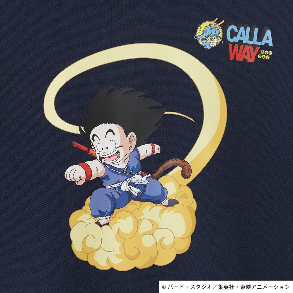 キャロウェイ（CALLAWAY）（メンズ）ゴルフウェア ドラゴンボール 孫悟空プリント 半袖 モックネック C25234152-1120