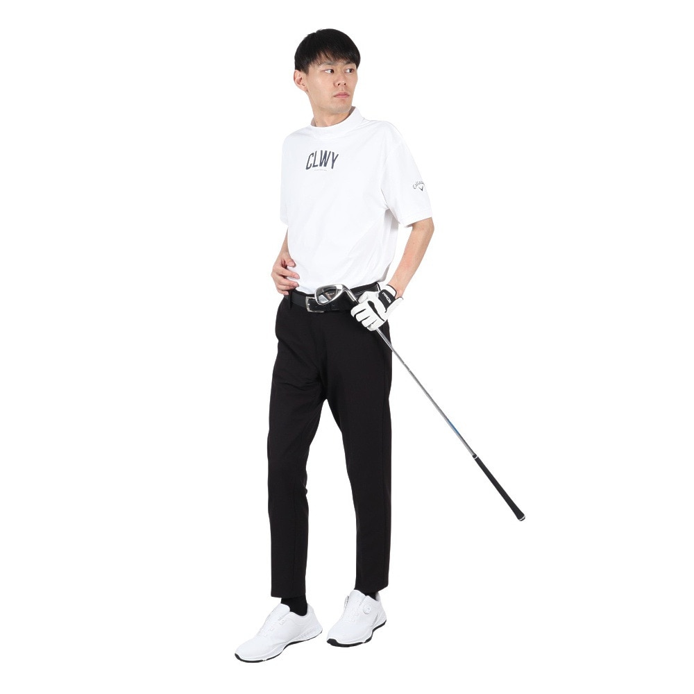 キャロウェイ（CALLAWAY）（メンズ）ゴルフウェア スムース半袖 モックネックシャツ C25234107-1030