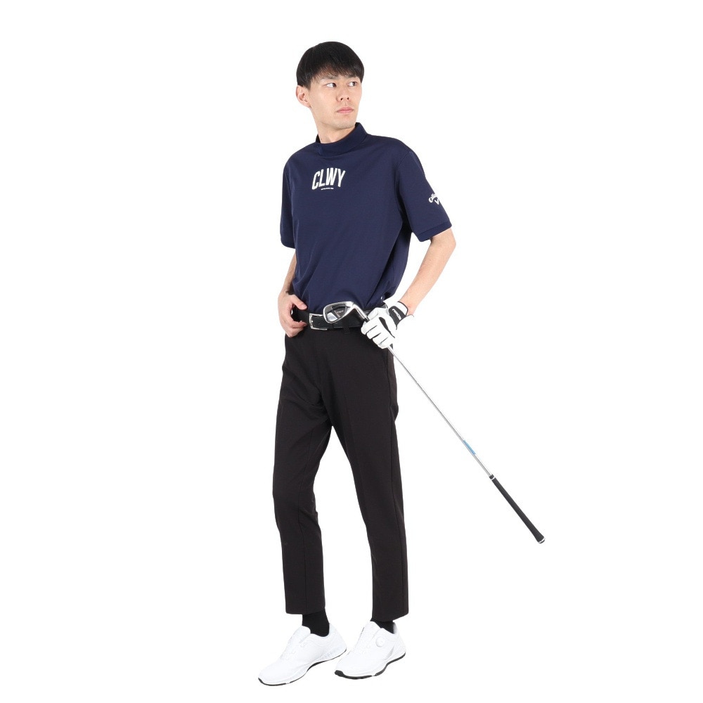 キャロウェイ（CALLAWAY）（メンズ）ゴルフウェア スムース半袖 モックネックシャツ C25234107-1120