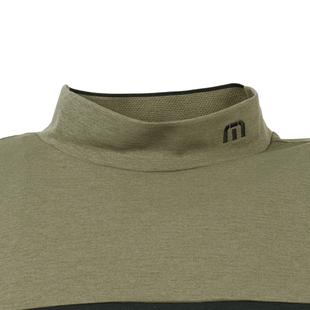 トラヴィスマシュー（Travis Mathew）（メンズ）ゴルフ 石川遼プロ着用 カラット チェストライン 半袖 モックネック 7AM011-3OLG