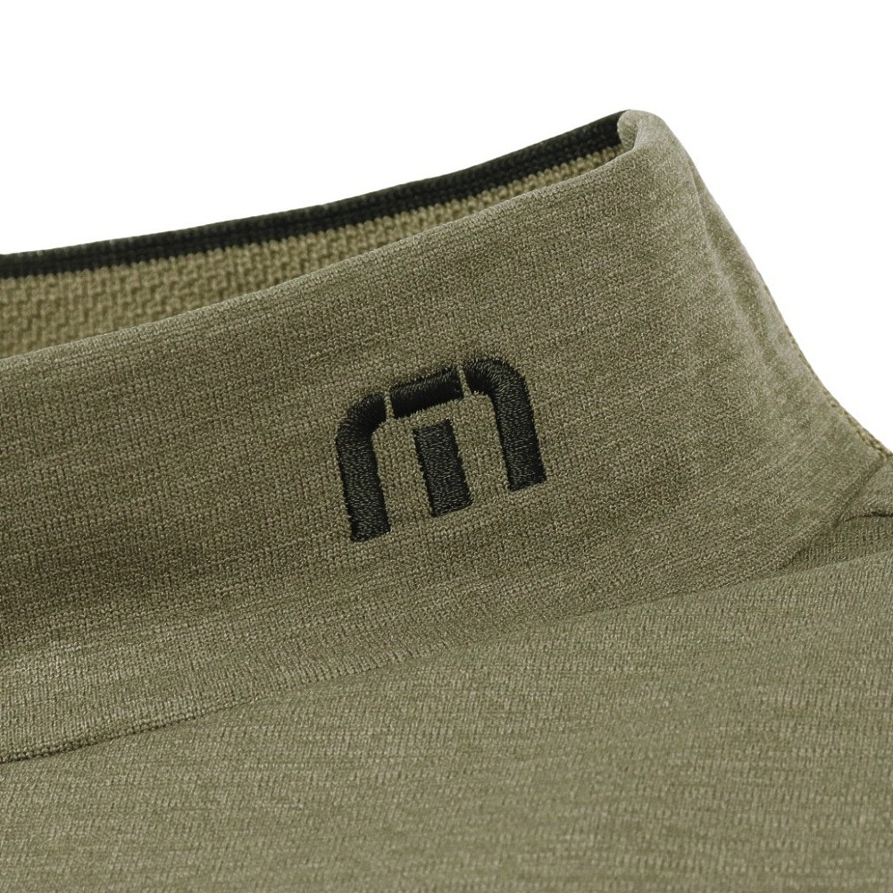 トラヴィスマシュー（Travis Mathew）（メンズ）ゴルフ 石川遼プロ着用 カラット チェストライン 半袖 モックネック 7AM011-3OLG