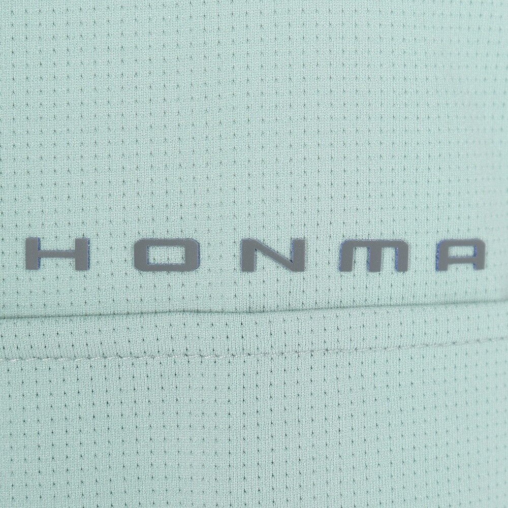 本間ゴルフ（HONMA）（メンズ）ゴルフウェア 吸汗速乾 半袖 ハイネックシャツ SS25 MOCK GR