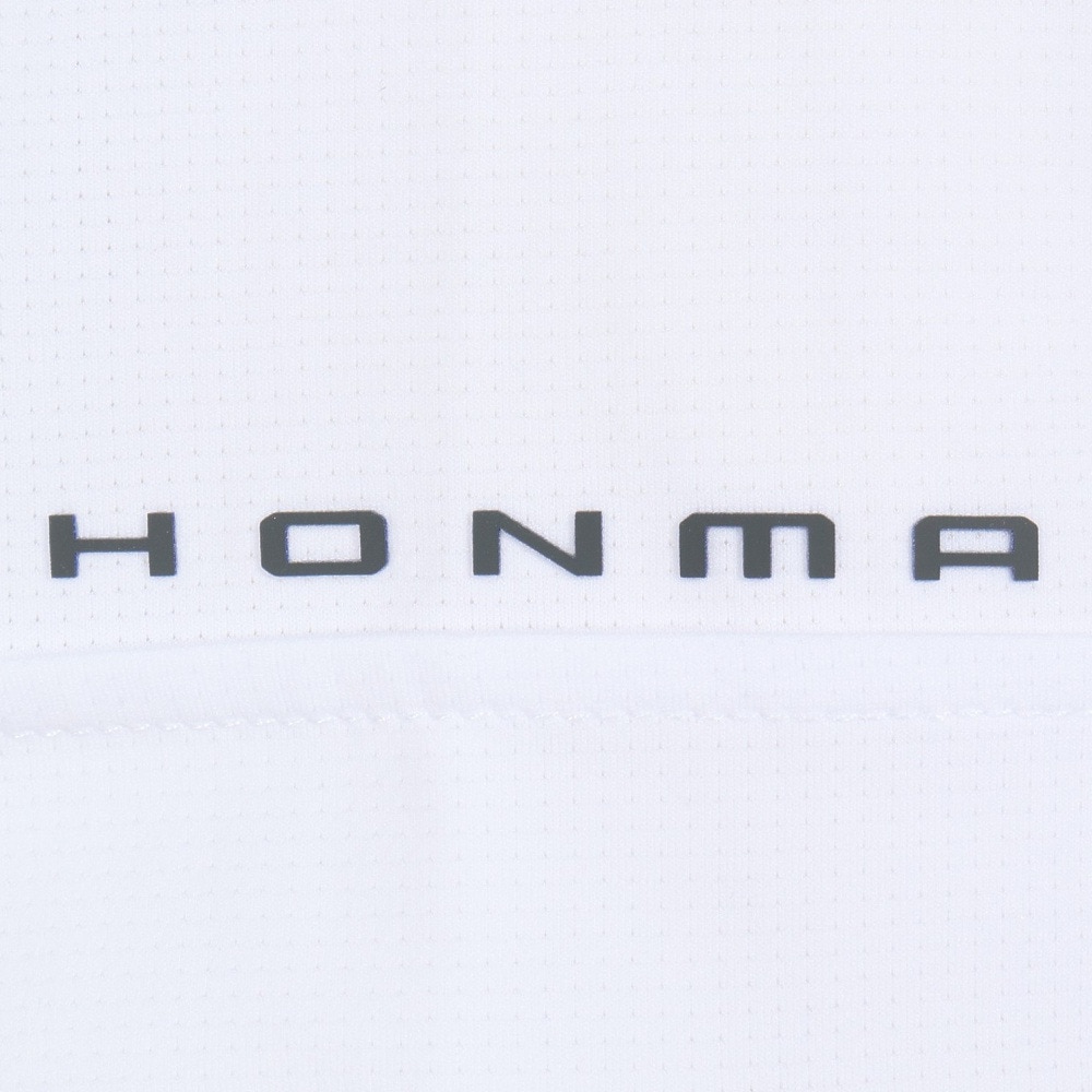 本間ゴルフ（HONMA）（メンズ）ゴルフウェア 吸汗速乾 半袖 ハイネックシャツ SS25 MOCK WH