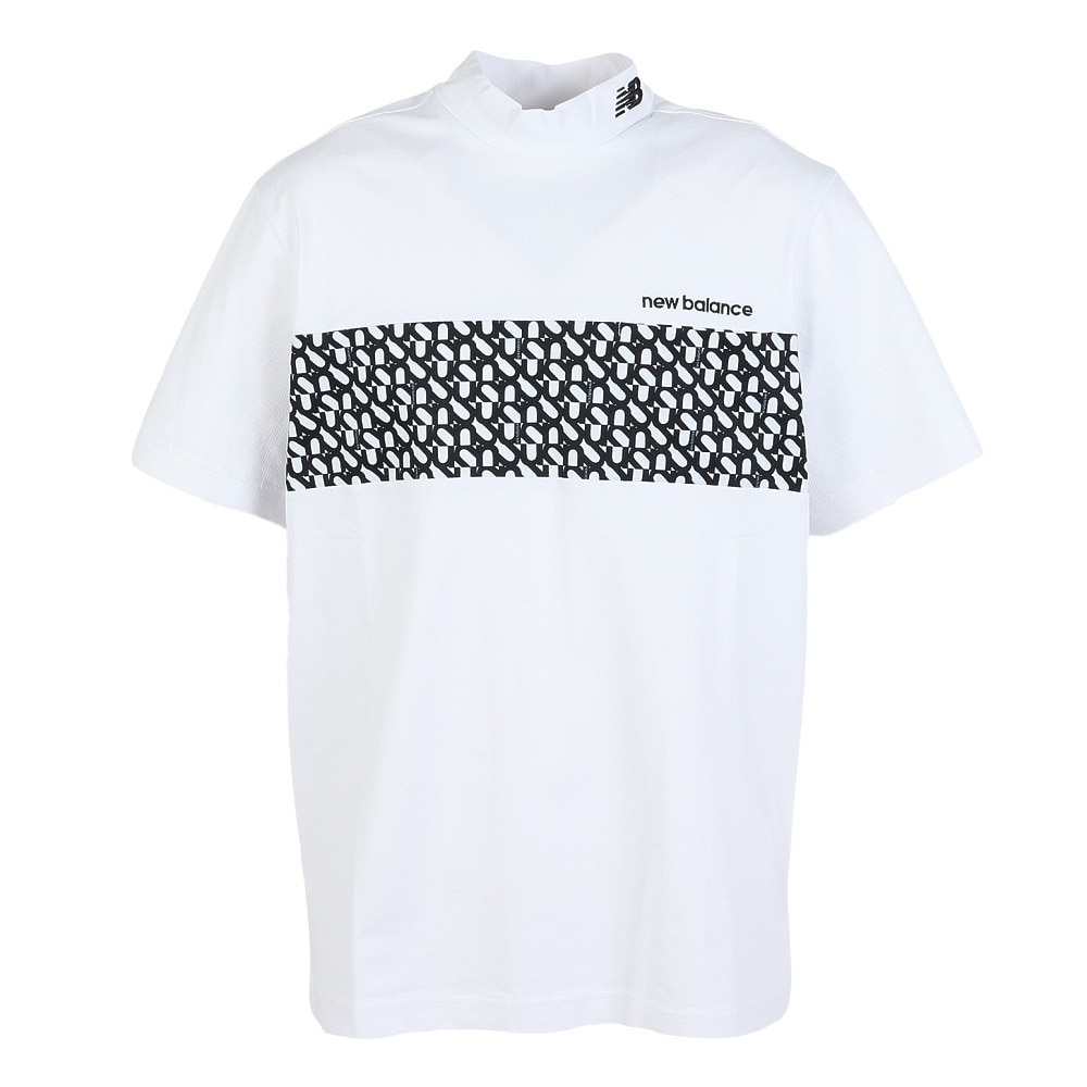 ニューバランス（new balance）（メンズ）ゴルフ 半袖 モックネック プルオーバー 012-5266001-030