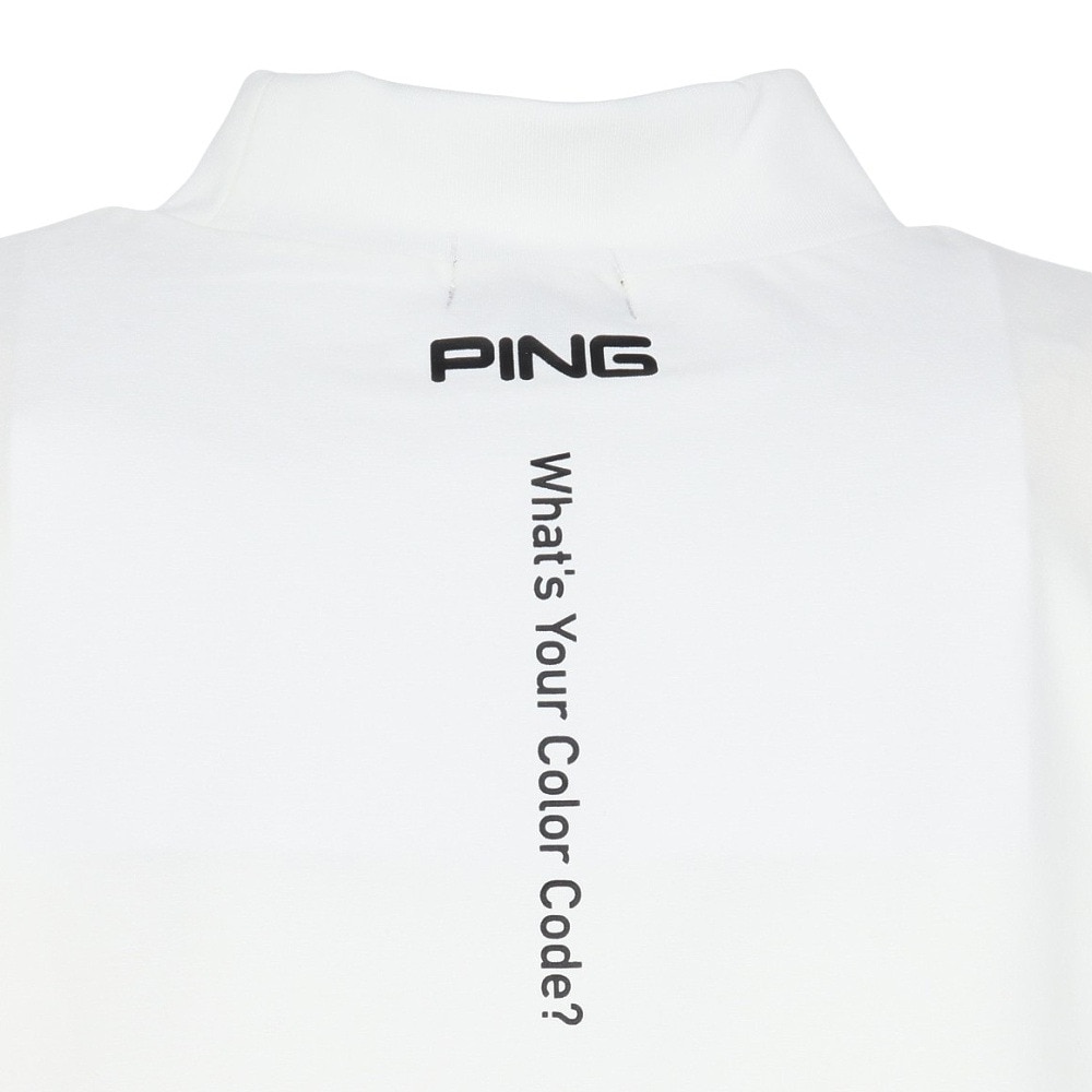 ピン（PING）（メンズ）モックネック ゴルフ メンズ 半袖ハイネックシャツ 621-5267802-030