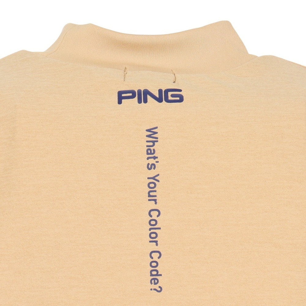 ピン（PING）（メンズ）モックネック ゴルフ メンズ 半袖ハイネックシャツ 621-5267802-170