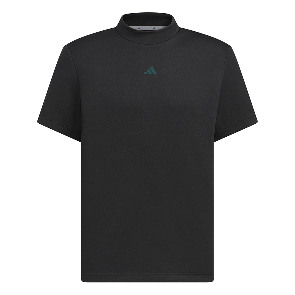 アディダス（adidas）（メンズ）ゴルフ 半袖 コードカオス モックネック 半袖シャツ LOI49-KF8982BLK