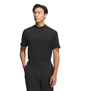 (メンズ)ゴルフ 半袖 コードカオス モックネック 半袖シャツ LOI49-KF8982BLK