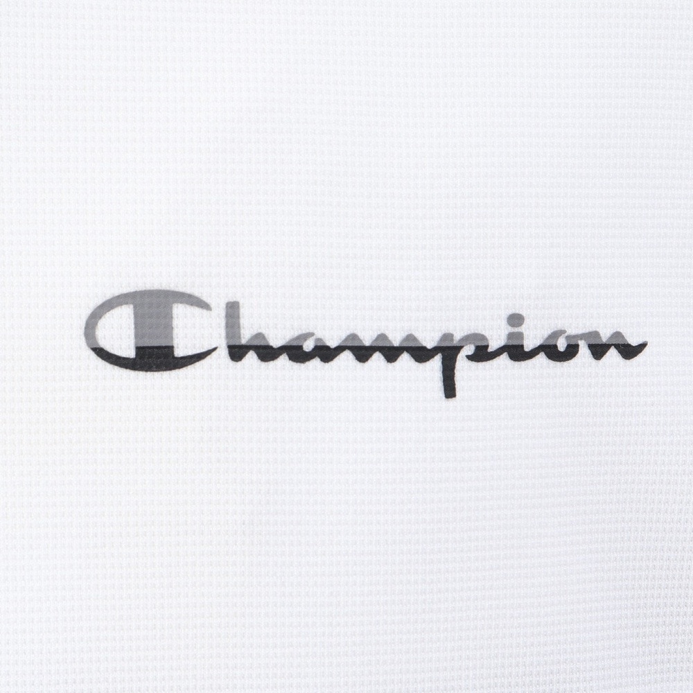チャンピオン（CHAMPION）（メンズ）ゴルフウェア 吸汗速乾 半袖 モックネックシャツ C3-CG302 010
