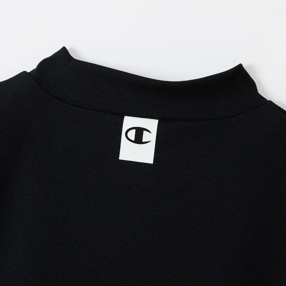 チャンピオン（CHAMPION）（メンズ）ゴルフウェア 吸汗速乾 モックネック 半袖 C3-CG302 090