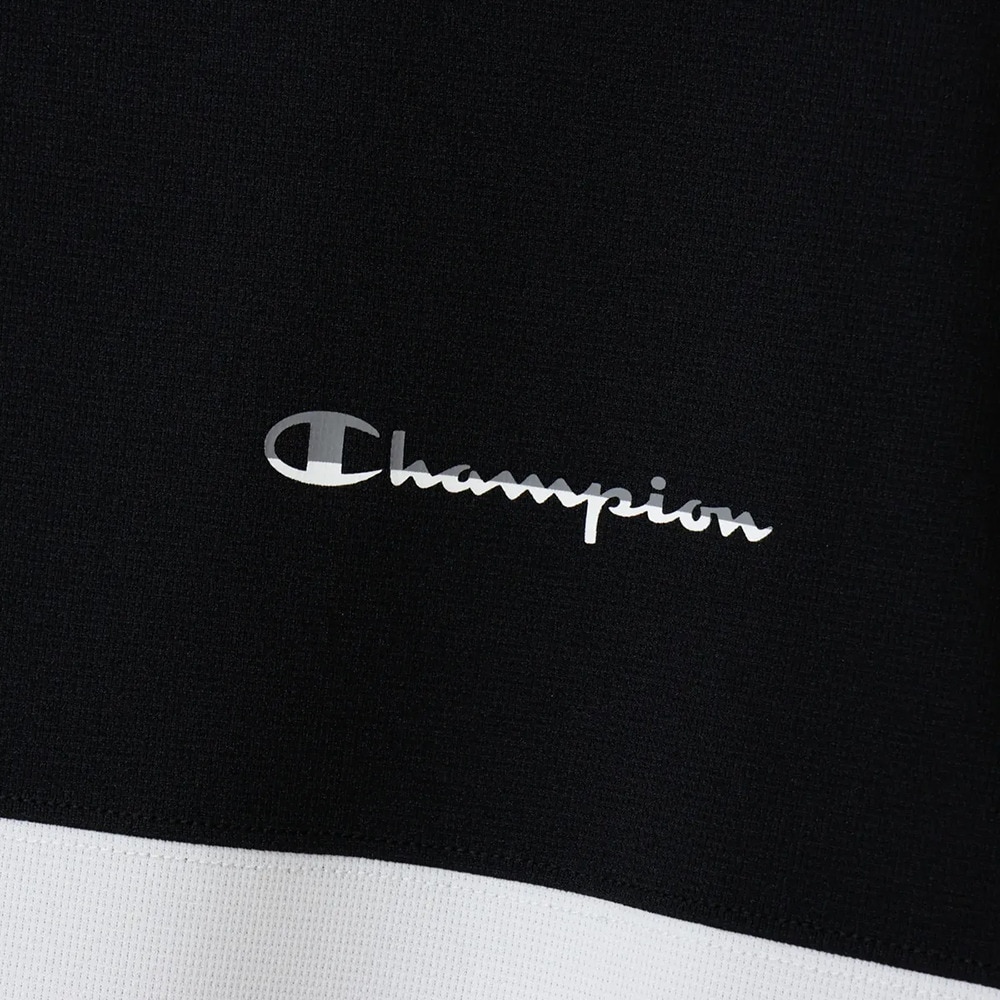 チャンピオン（CHAMPION）（メンズ）ゴルフウェア 吸汗速乾 モックネック 半袖 C3-CG302 090