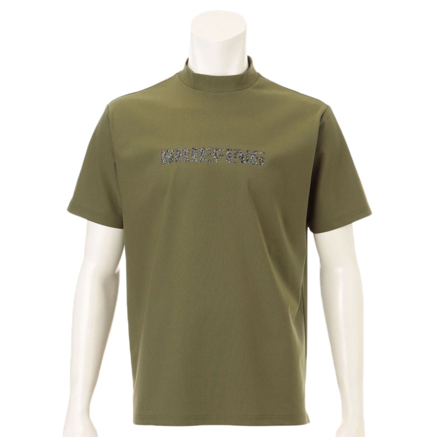 ブリーフィング（BRIEFING）（メンズ）モックネック ゴルフ 半袖Tシャツ メンズ EARTH HIGHNECK RF BRG253M02-067