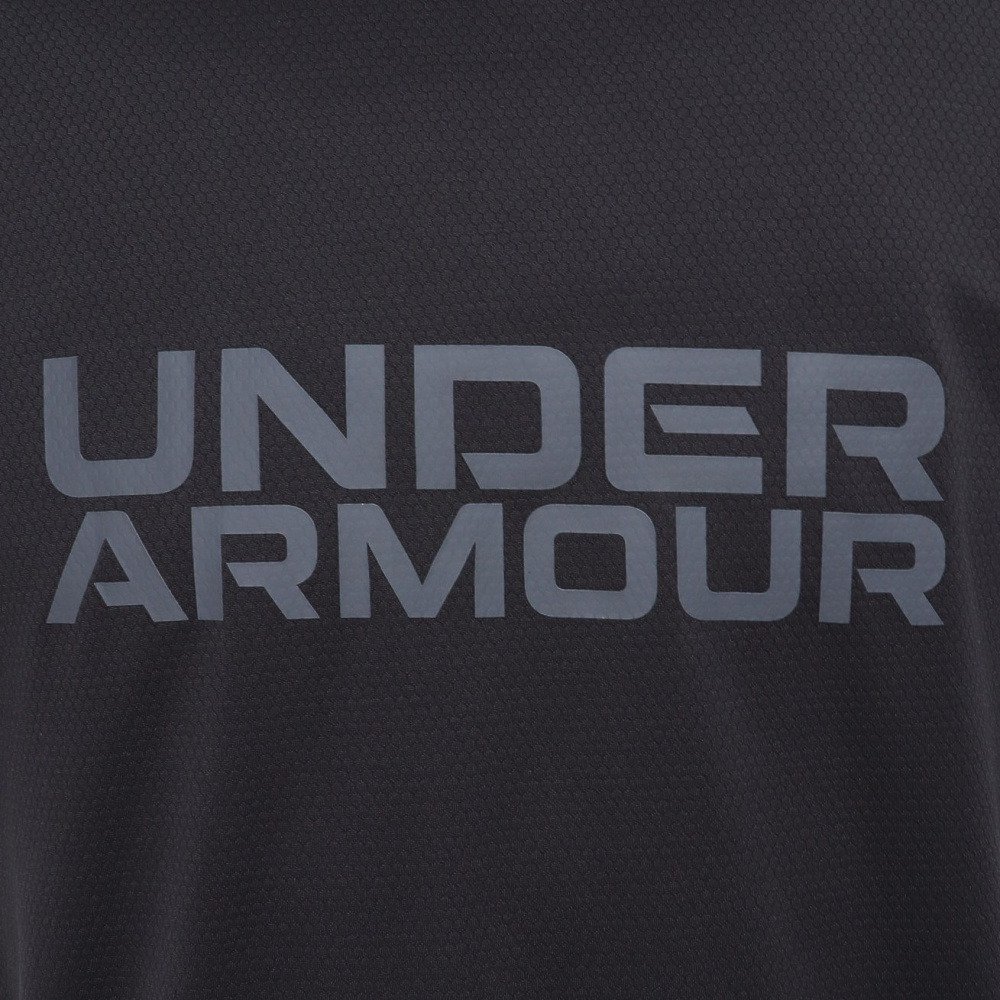 アンダーアーマー（UNDER ARMOUR）（メンズ）ゴルフウェア 接触冷感 ドライブ クール プロ モックネック 半袖シャツ 6012528 001