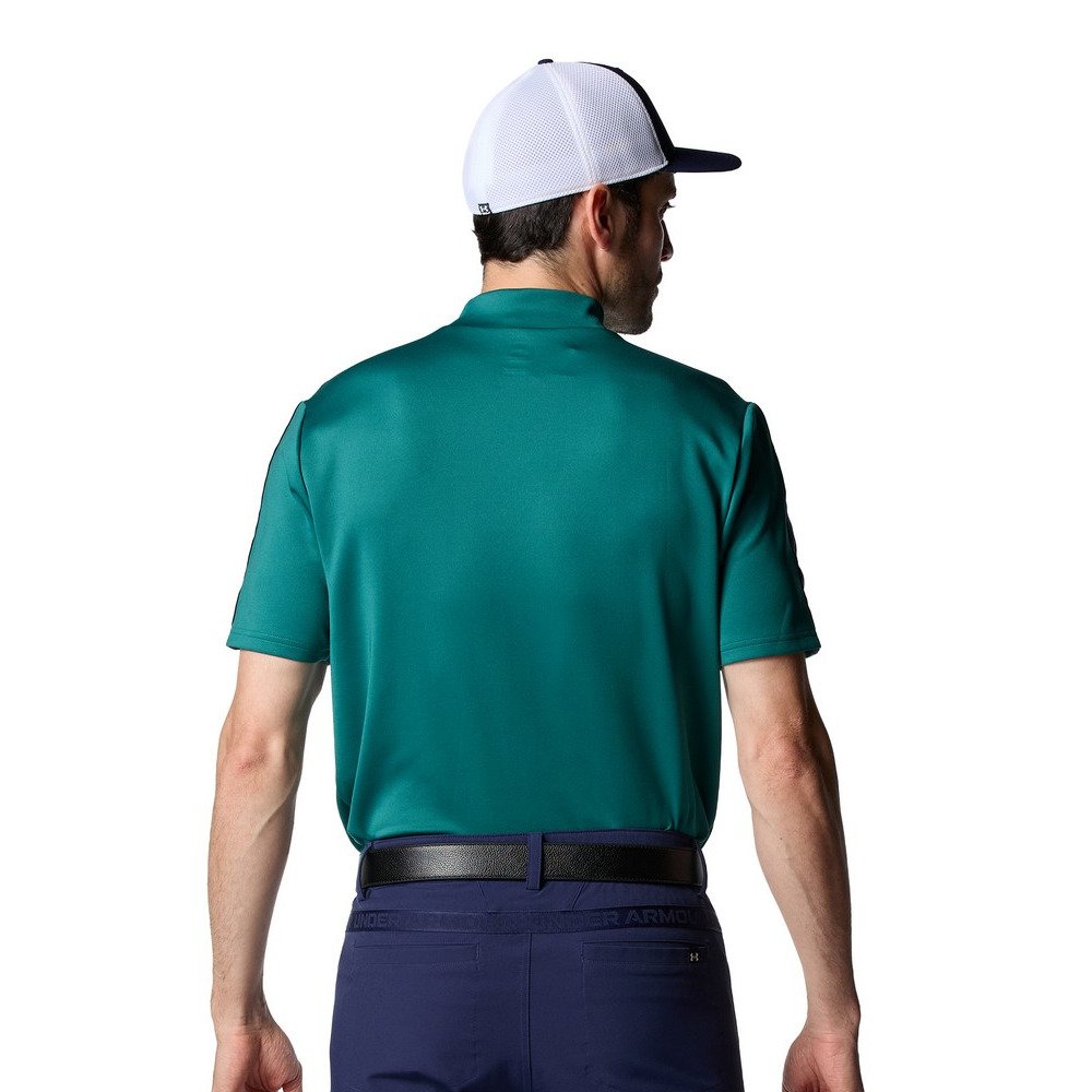 アンダーアーマー（UNDER ARMOUR）（メンズ）ゴルフウェア DRIVE アーマー ニット 半袖 モックネックシャツ 6012529 338
