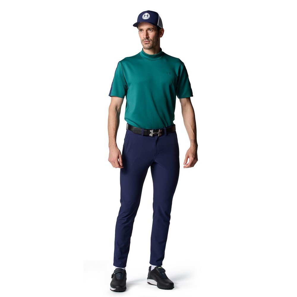 アンダーアーマー（UNDER ARMOUR）（メンズ）ゴルフウェア DRIVE アーマー ニット 半袖 モックネックシャツ 6012529 338