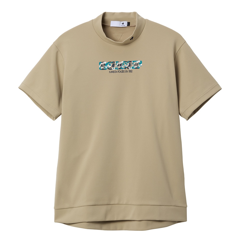ルコックスポルティフ（lecoqsportif）（メンズ）モックネック ゴルフ 半袖 モックネックシャツ LG5FHS50M BG00
