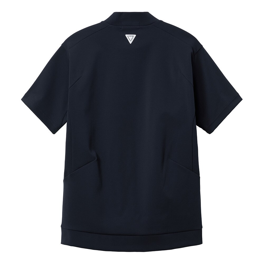 ルコックスポルティフ（lecoqsportif）（メンズ）モックネック ゴルフ 半袖 モックネックシャツ LG5FHS50M NV00