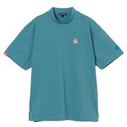 (メンズ)ゴルフ ソロナキャラクタ-半袖モックネック 044-25445-26SS-023
