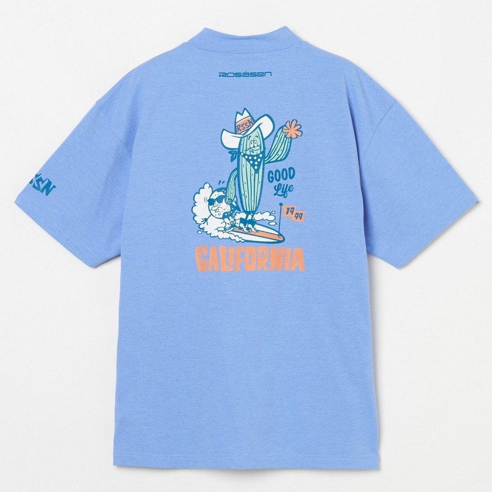 ロサーセン（ROSASEN）（メンズ）ゴルフ ソロナキャラクタ-半袖モックネック 044-25445-26SS-095