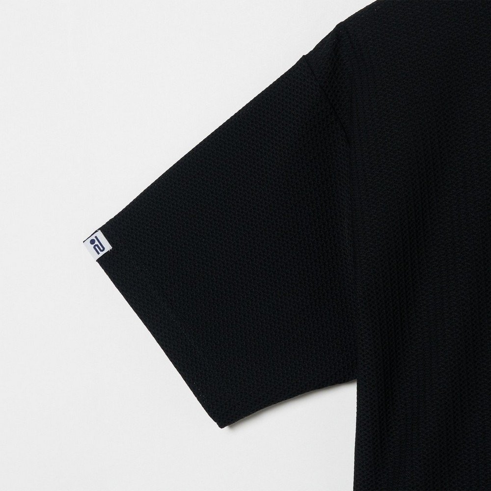 ロサーセン（ROSASEN）（メンズ）ゴルフウェア ディンプルメッシュ半袖モックネックシャツ 044-25545-26SS-019