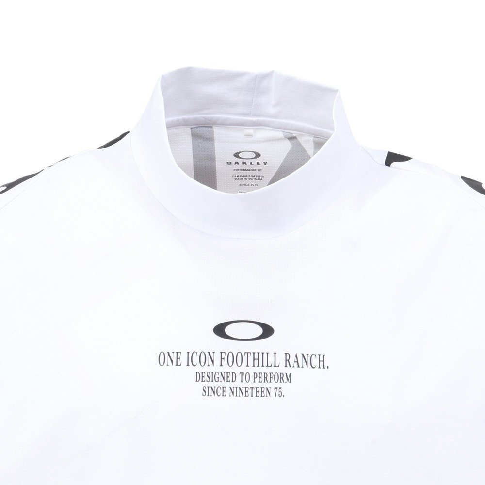 オークリー（OAKLEY）（メンズ）ゴルフウェア 吸汗速乾 SYNC PACK SCAPULA モックネック 半袖Tシャツ FOA409094-100