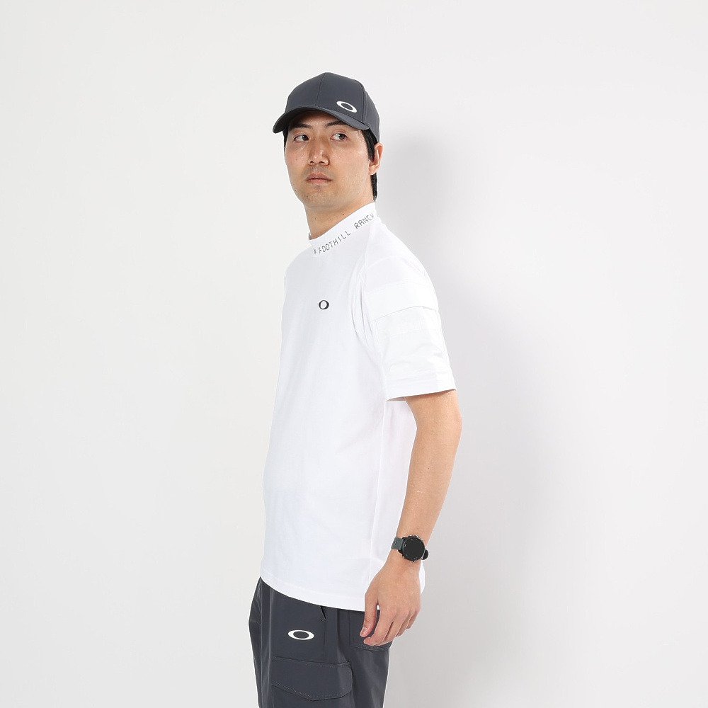オークリー（OAKLEY）（メンズ）ゴルフウェア 吸汗速乾 モックネック 半袖 STALWART GORP シャツ FOA409158-100