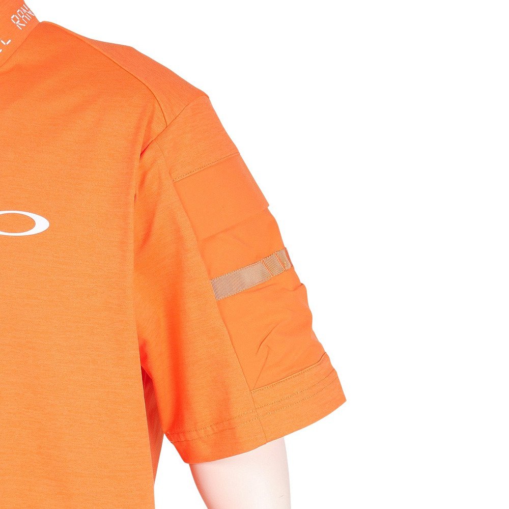 オークリー（OAKLEY）（メンズ）ゴルフウェア 吸汗速乾 モックネック 半袖  STALWART GORP シャツ FOA409158-73K